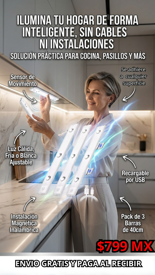 LED SENSOR DE MOVIMIENTO pack 3pz