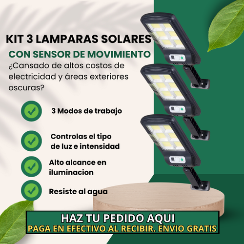 Kit de Lámpara Solar 2 pz