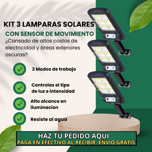 Kit de Lámpara Solar 2 pz