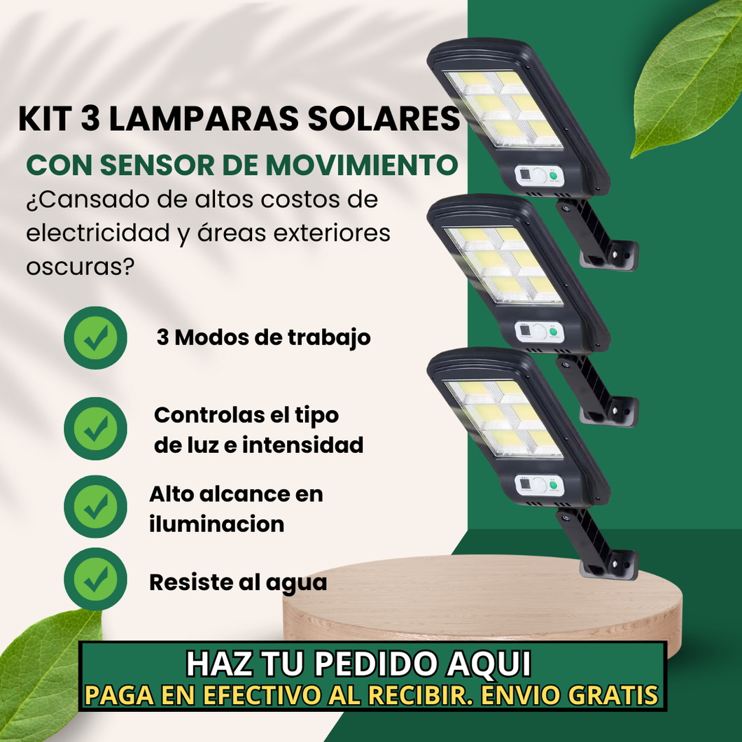 Kit de Lámpara Solar 2 pz