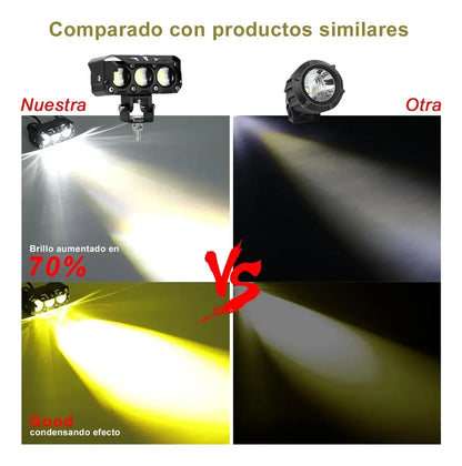 FARO LED AUXILIAR PARA VEHICULO 2X1