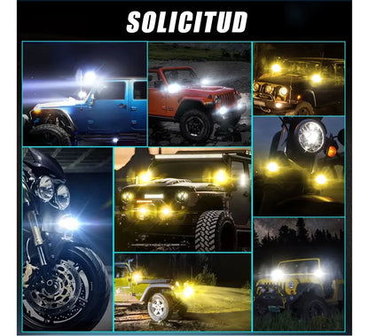 FARO LED AUXILIAR PARA VEHICULO 2X1