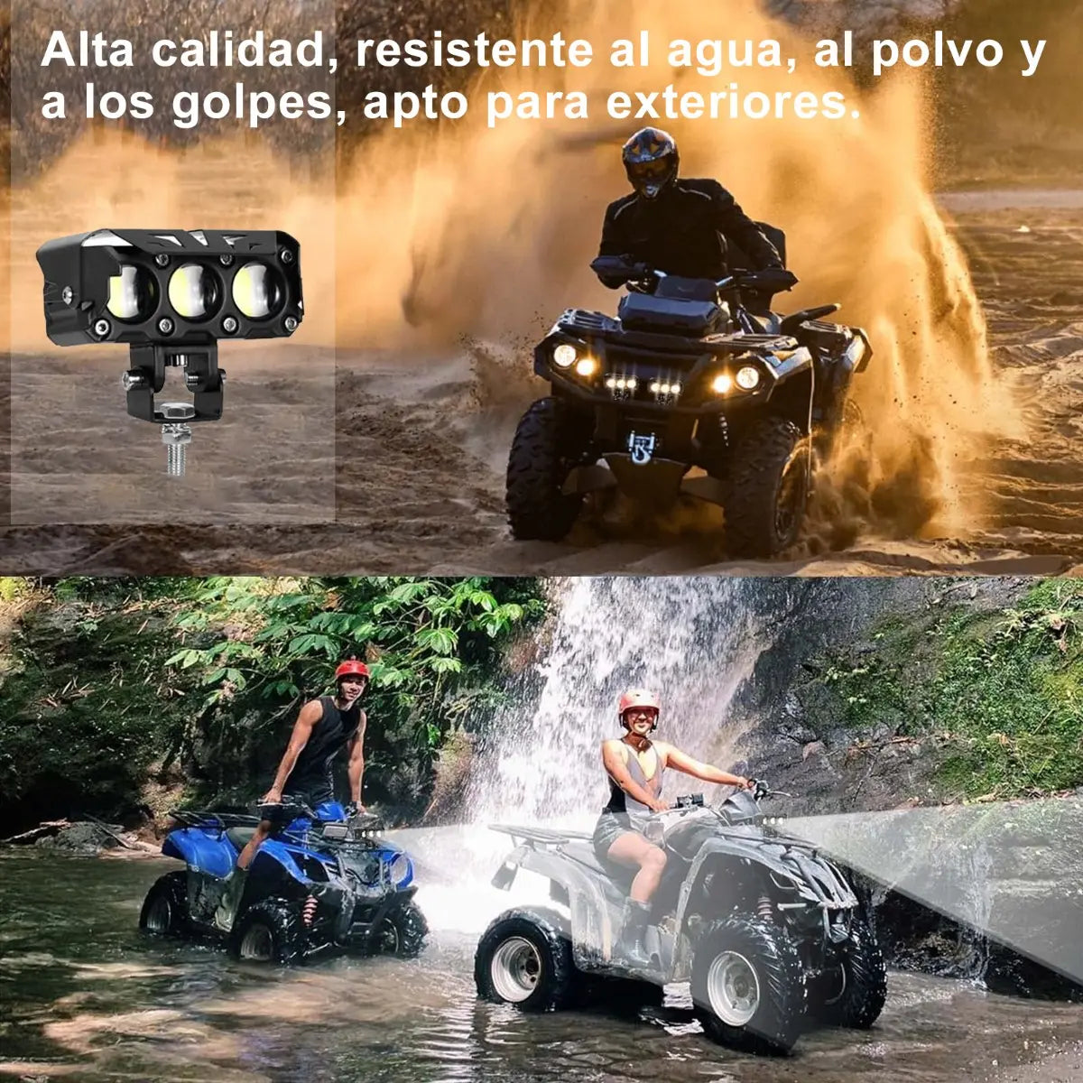 FARO LED AUXILIAR PARA VEHICULO 2X1