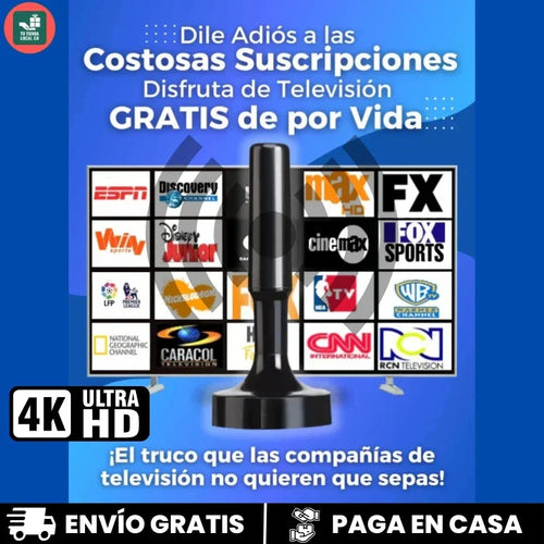Kit de 2 Antenas TDT Visión PRO