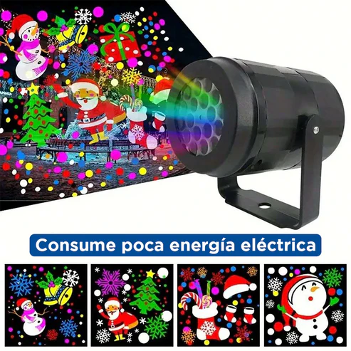 Proyector de Figuras Navideñas