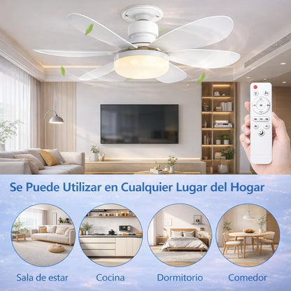 FOCO LED VENTILADOR + Control